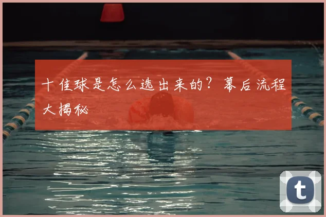 十佳球是怎么选出来的？幕后流程大揭秘